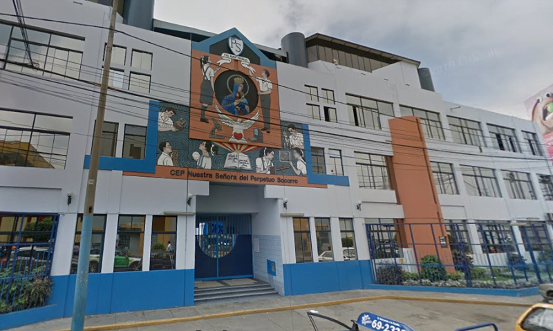 Padres de familia exigen rebaja de pensiones de colegio Perpetuo Socorro