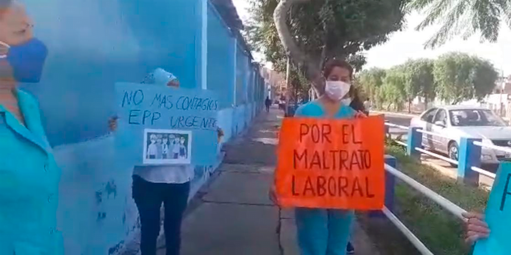 Enfermeras de EsSalud denuncian malas condiciones de trabajo
