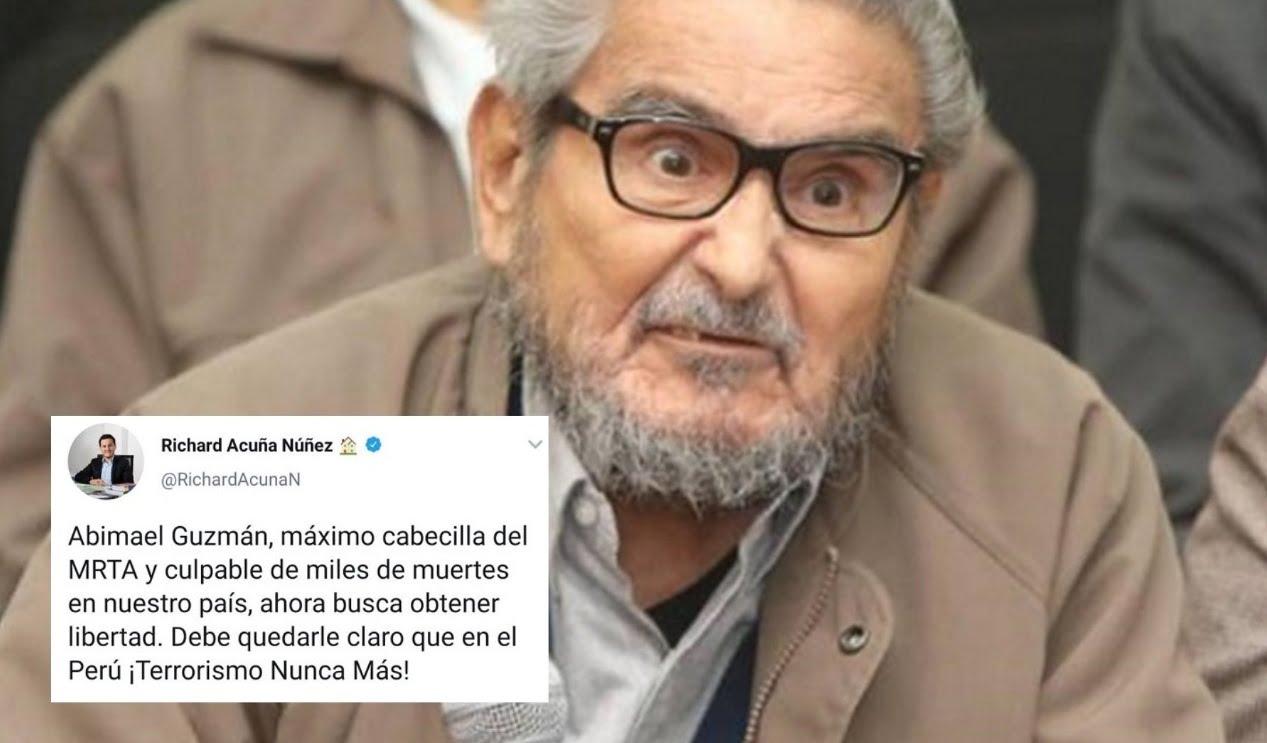 Hijo de César Acuña confunde al terrorista Abimael Guzmán con Víctor Polay