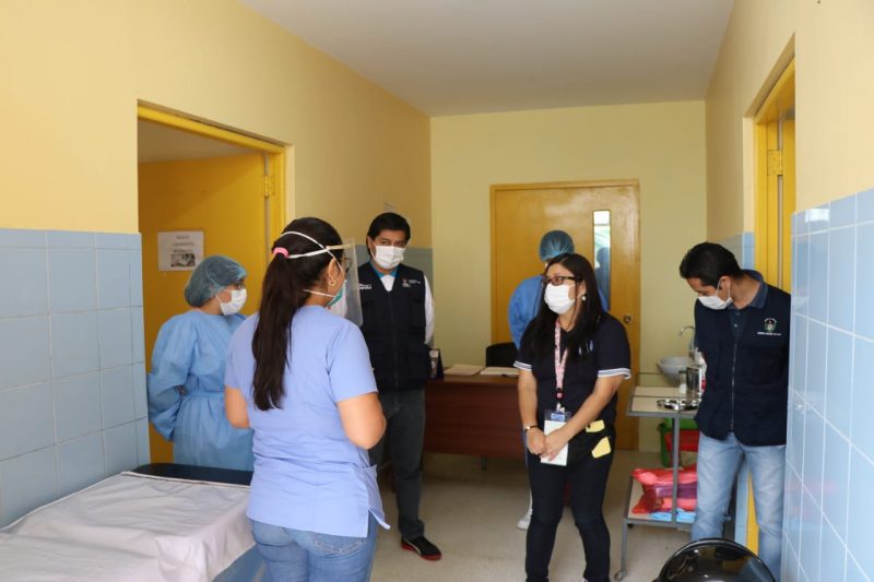 Se refuerza acciones contra COVID-19 en red de salud de Virú