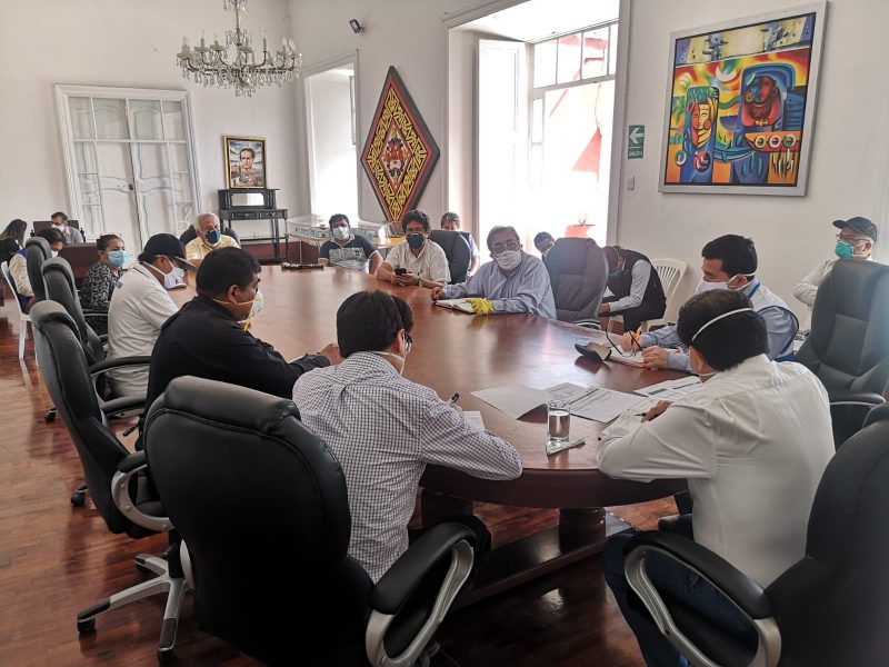 El Gobierno Regional y la Sociedad Civil pactaron reforzar participación ciudadana en estado de emergencia