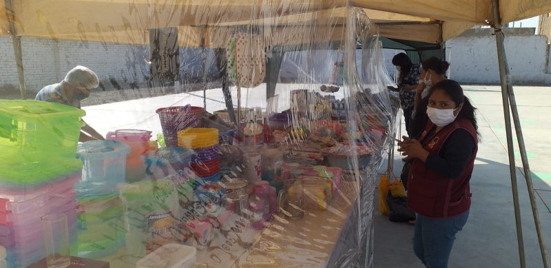 Comuna implementa espacio EN MAGDALENA DE CAO para vender productos de primera necesidad