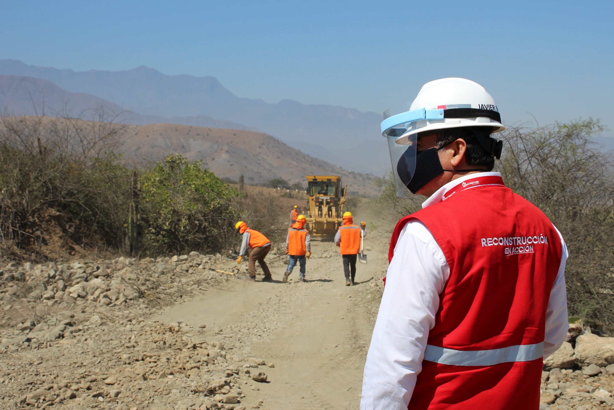 Con dos obras en Simbal  se reinicia la reconstrucción en La Libertad