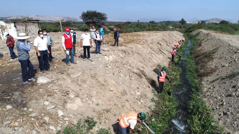Entregan más de S/ 203 mil para mejorar canales y drenes de Chao