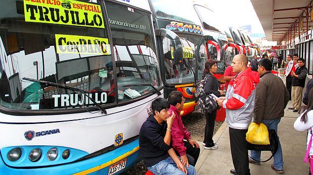 Transporte interprovincial sin autorización para viajes en La Libertad