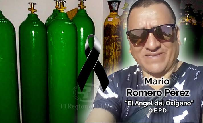 Muere "El ángel del oxígeno" por covid-19