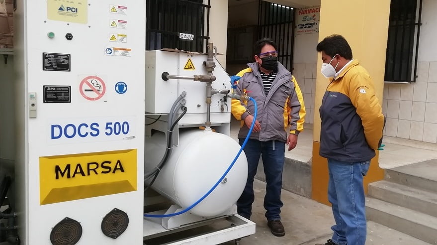 MARSA CAPACITA SOBRE EL FUNCIONAMIENTO DE PLANTA DE OXÍGENO INSTALADA EN HOSPITAL DE LAREDO