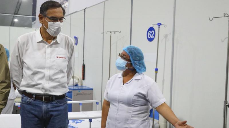 Martín Vizcarra llegará a Trujillo para inaugurar hospital temporal