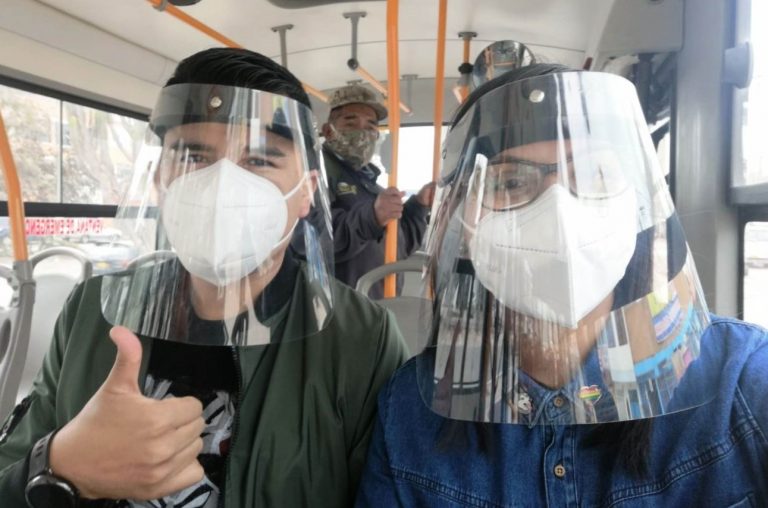 Trujillo: Obligatorio el uso de protector facial en el transporte público