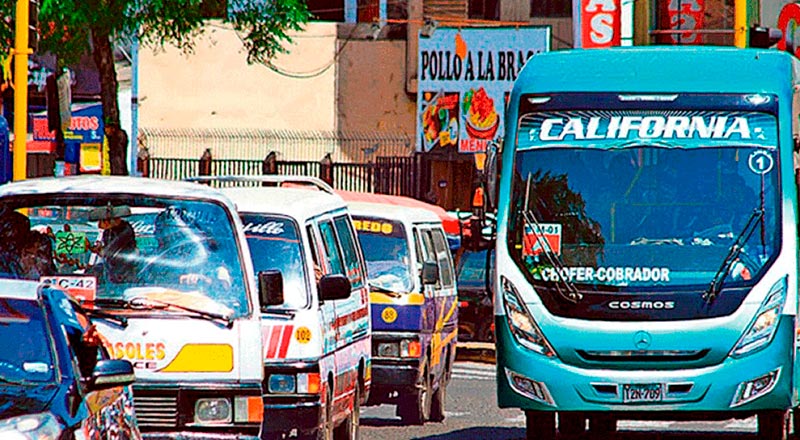 Transporte público de Trujillo volvería a operar al 100 %