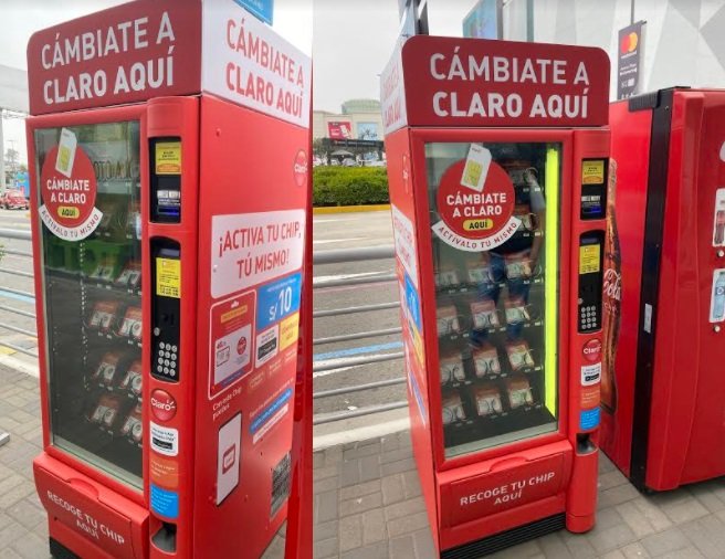 Implementan la primera máquina expendedora de chips del país