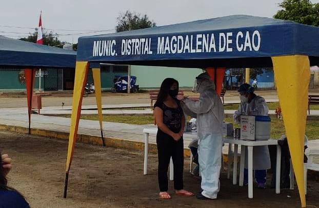 Desarrollan campaña de prevención del covid-19 en Magdalena de Cao