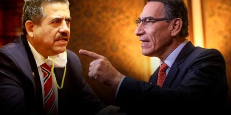 La Reunión incomoda entre Martin Vizcarra y Manuel Merino