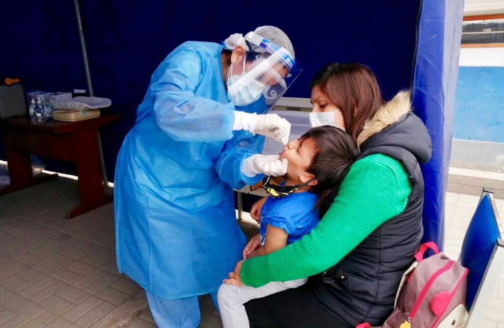 Policlinico El Porvenir apertura vacunatorio y atención en la prevención de la anemia