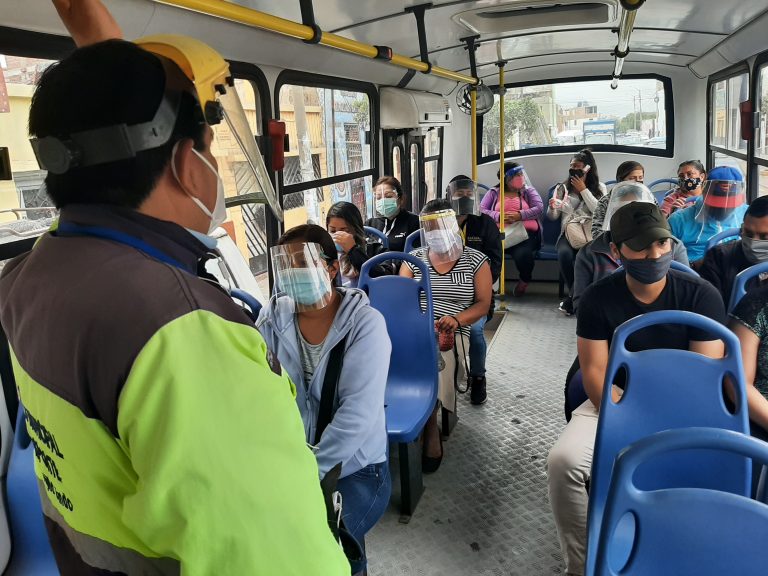Más de 900 transportistas no cumplían con protocolos de bioseguridad