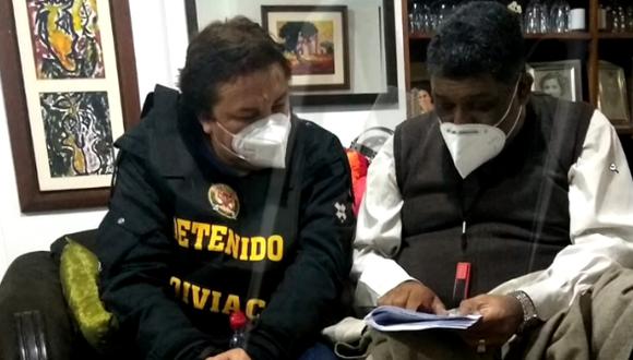 Richard Swing es detenido junto a Karem Roca
