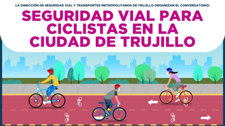 Ciclistas trujillanos pueden participar en conversatorio sobre seguridad