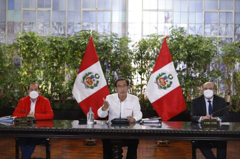 Martín Vizcarra informó sobre la situación actual del país
