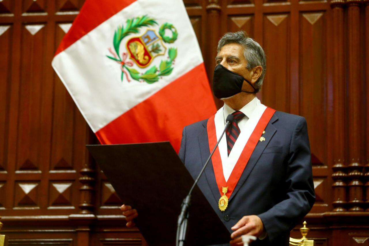 Sagasti: "El desafío es devolverle la confianza a la ciudadanía”