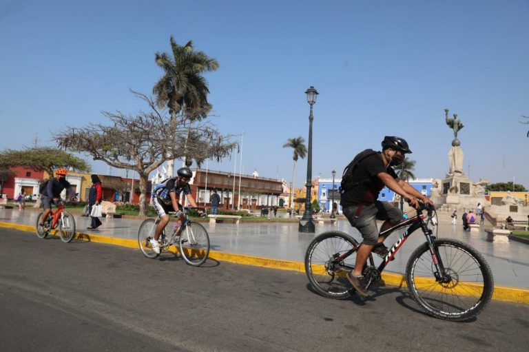 Trujillo: impulsan el ciclismo en Plaza Mayor