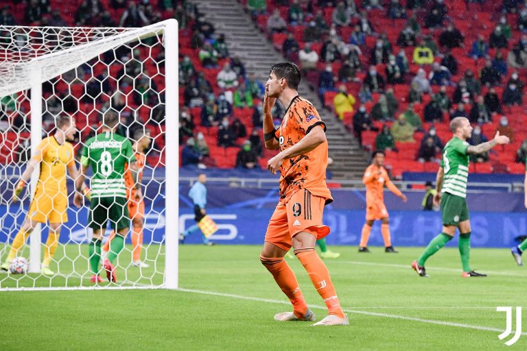 Con doblete de Álvaro Morata: Juventus venció 4 – 1 ante Ferencváros por la Champions League
