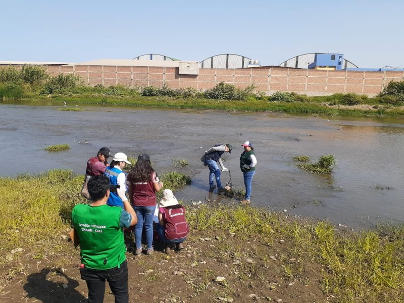 Río Moche  podría estar contaminado por residuos químicos  de la minería