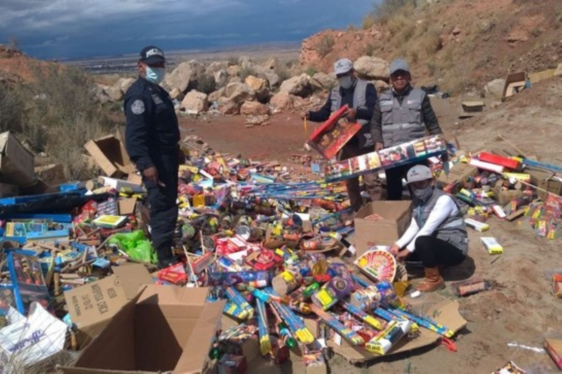 Sucamec incauta 20 toneladas de pirotécnicos durante fiestas navideñas