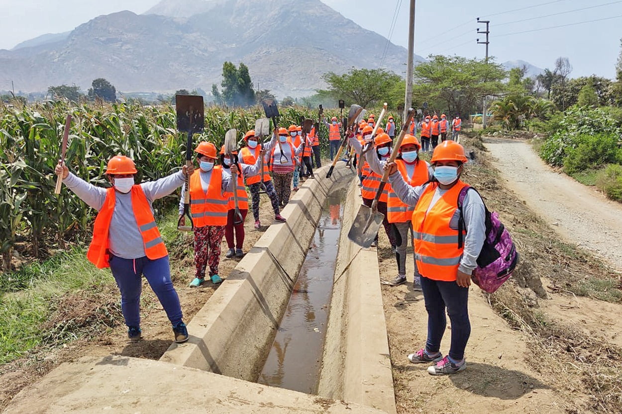 La Libertad: Invierten más de S/ 1 millón en mantenimiento de canales de riego y drenes