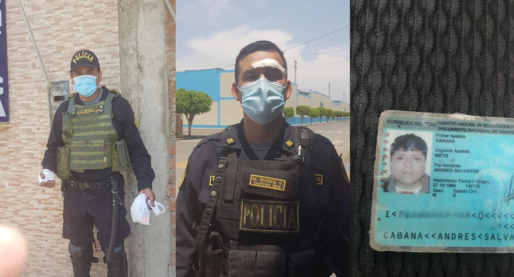 Sujeto agrede a policías durante manifestaciones pacíficas en Chao