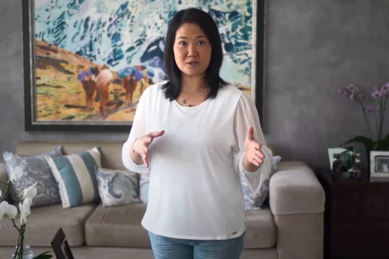 Keiko Fujimori: «Han salido a hacer campaña sin guardar los más mínimos protocolos»
