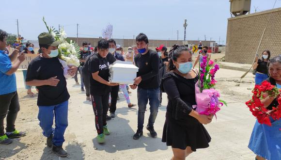 Moche: dan cristiana sepultura a niña ultrajada y asesinada por Elman Liñán
