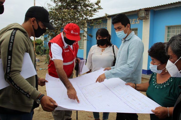 Inician reconstrucción de colegio N° 80379 en San Pedro de Lloc beneficiará a unos 90 niños del nivel primaria