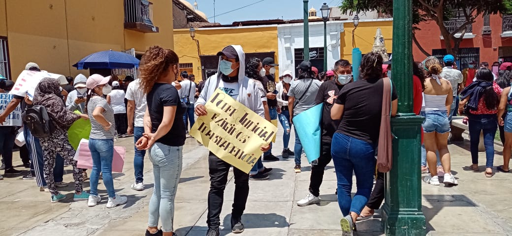 Trujillo: manifestantes exigen mayor transparencia en el proceso de apelación de Daniel Marcelo
