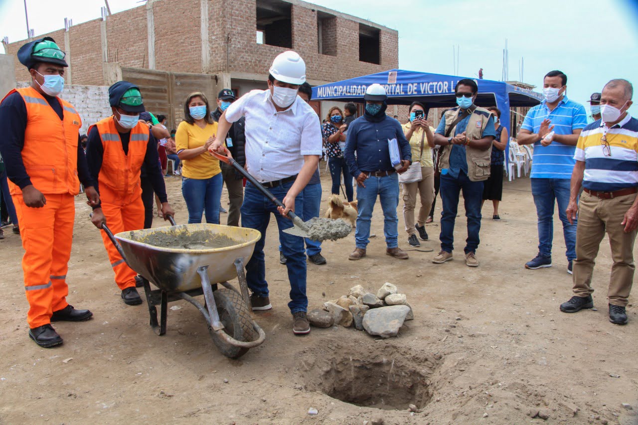 Víctor Larco: inician asfaltado de la calle Montevideo por S/ 1.5 millones