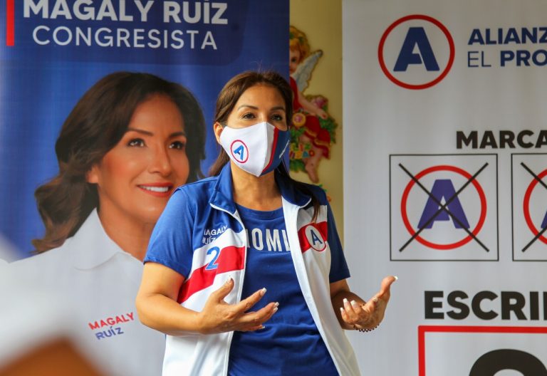Magaly Ruíz confía que el voto fuerte de APP y de César Acuña estará en La Libertad