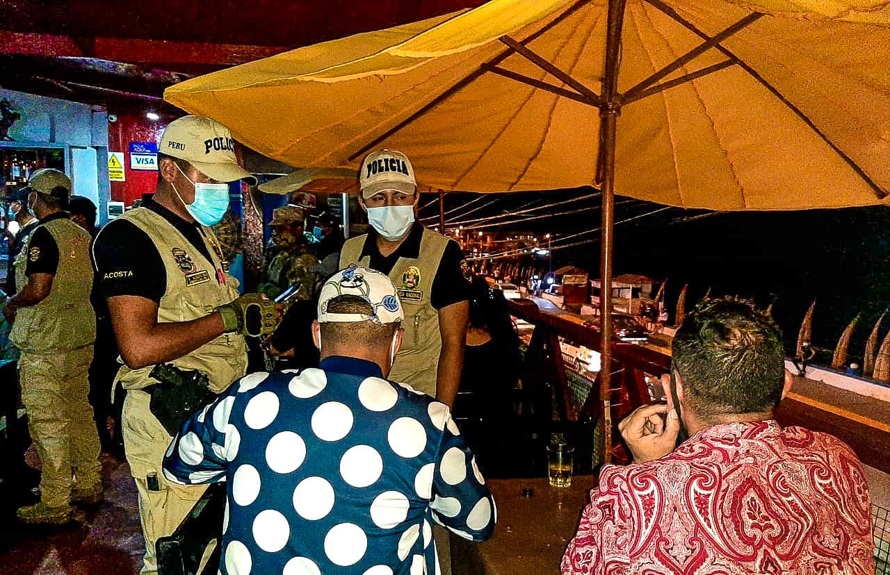 Huanchaco: intervienen 4 locales nocturnos y detienen a más de 50 personas por infringir medidas sanitarias