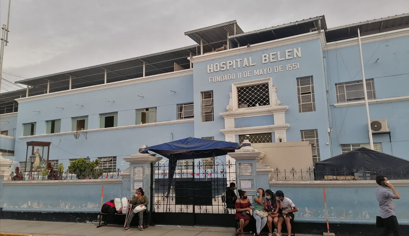 Hospital Belén alberga más de 18 pacientes COVID-19 ante colapso de nosocomios en Trujillo