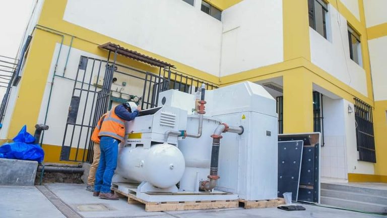 Reactivan planta de oxígeno medicinal en el hospital de Laredo