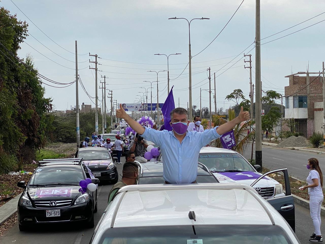 Candidato Julio Guzmán llegó hoy a Trujillo