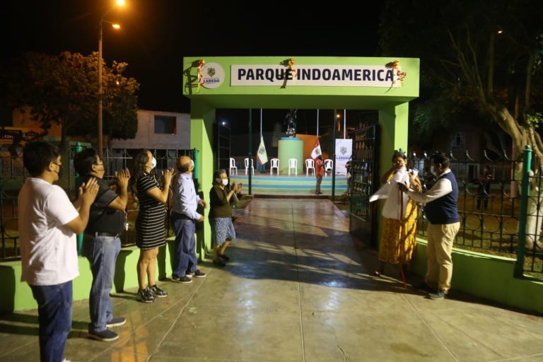 Laredo: Municipalidad y ciudadanos remodelan parque Indoamérica