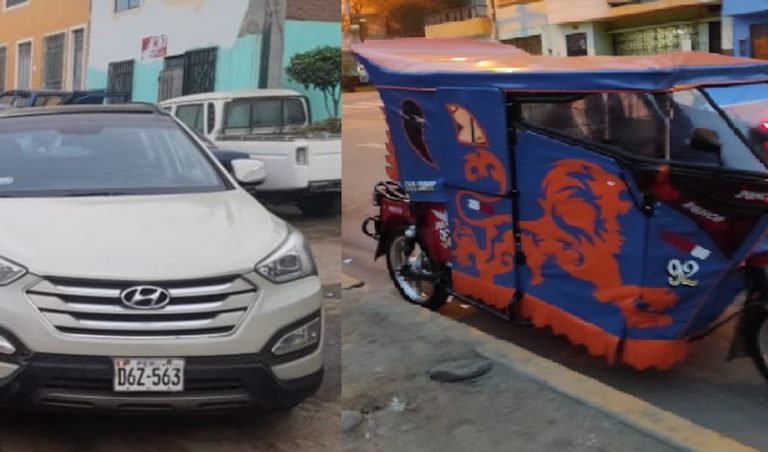 Uprove  recupero a camioneta y  mototaxi que presentaban requisitoria