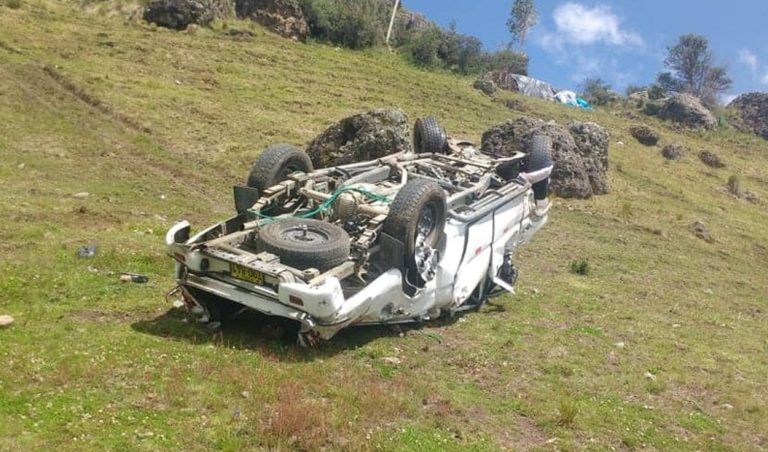Accidente de tránsito deja  muerto y  herido en la provincia de Pataz