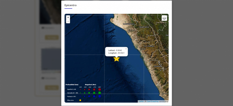 IGP registra temblor de 4.6 de magnitud en La Libertad