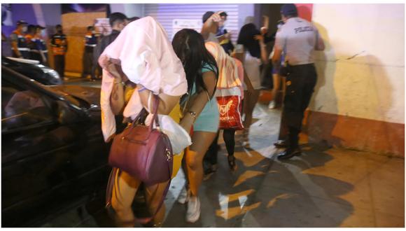 Intervienen a más de 20 féminas que ejercían la prostitución en night club de Trujillo