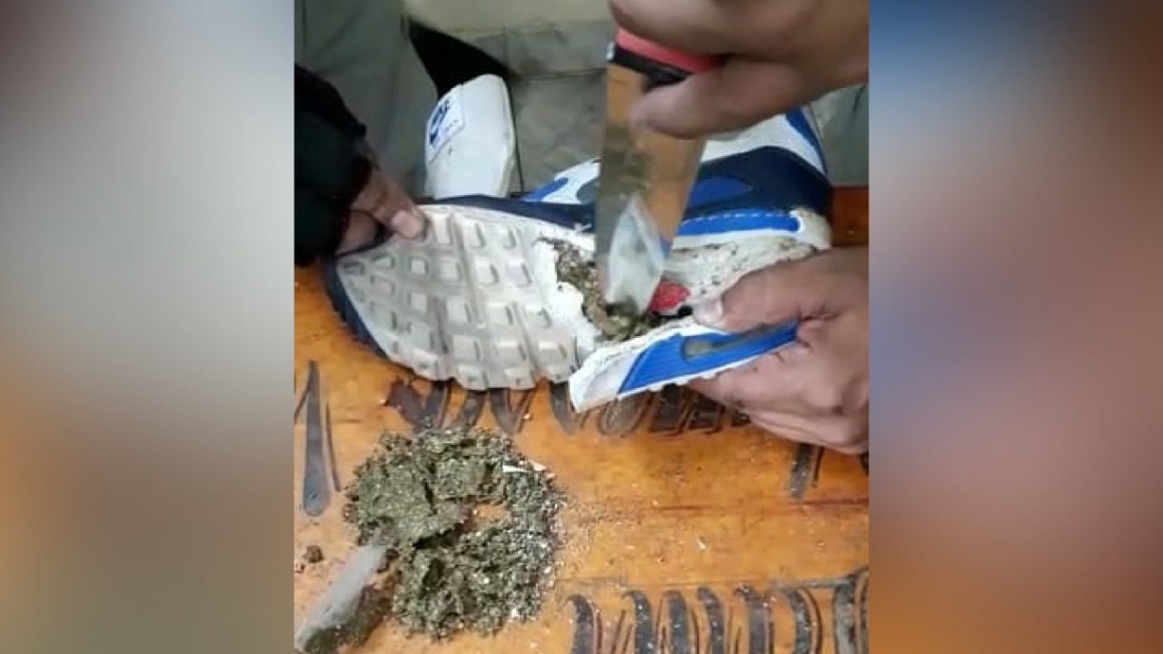 Trujillo: encuentran en zapatillas de un interno  marihuana y envuelto en un papel S/9 000