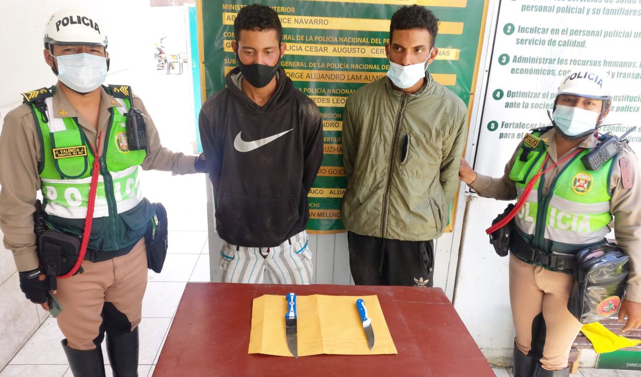 Intervienen a dos sujetos tras apuñalar a hombre en óvalo La Marina