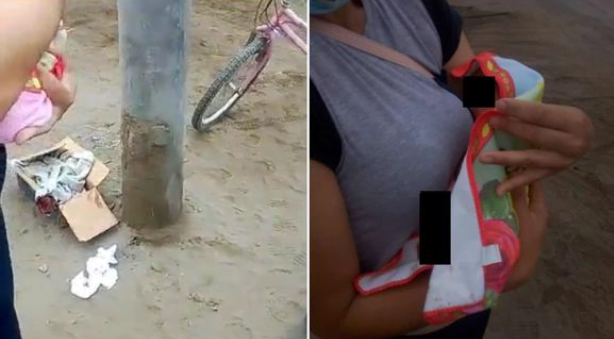 Abandonan a recién nacido en una caja de cartón en La Esperanza