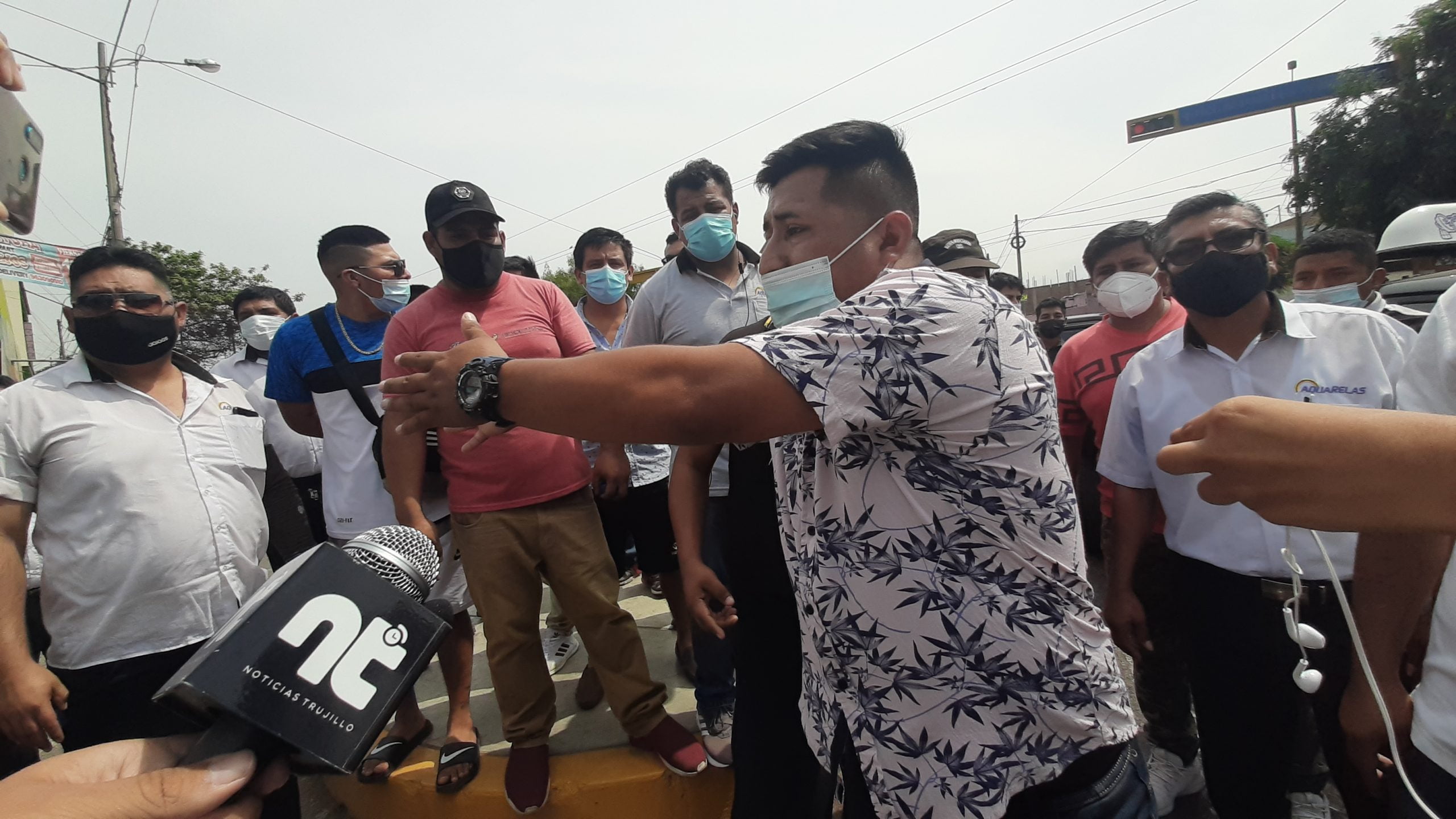 Trujillo: unidades se sumaron a la protesta nacional de transportistas