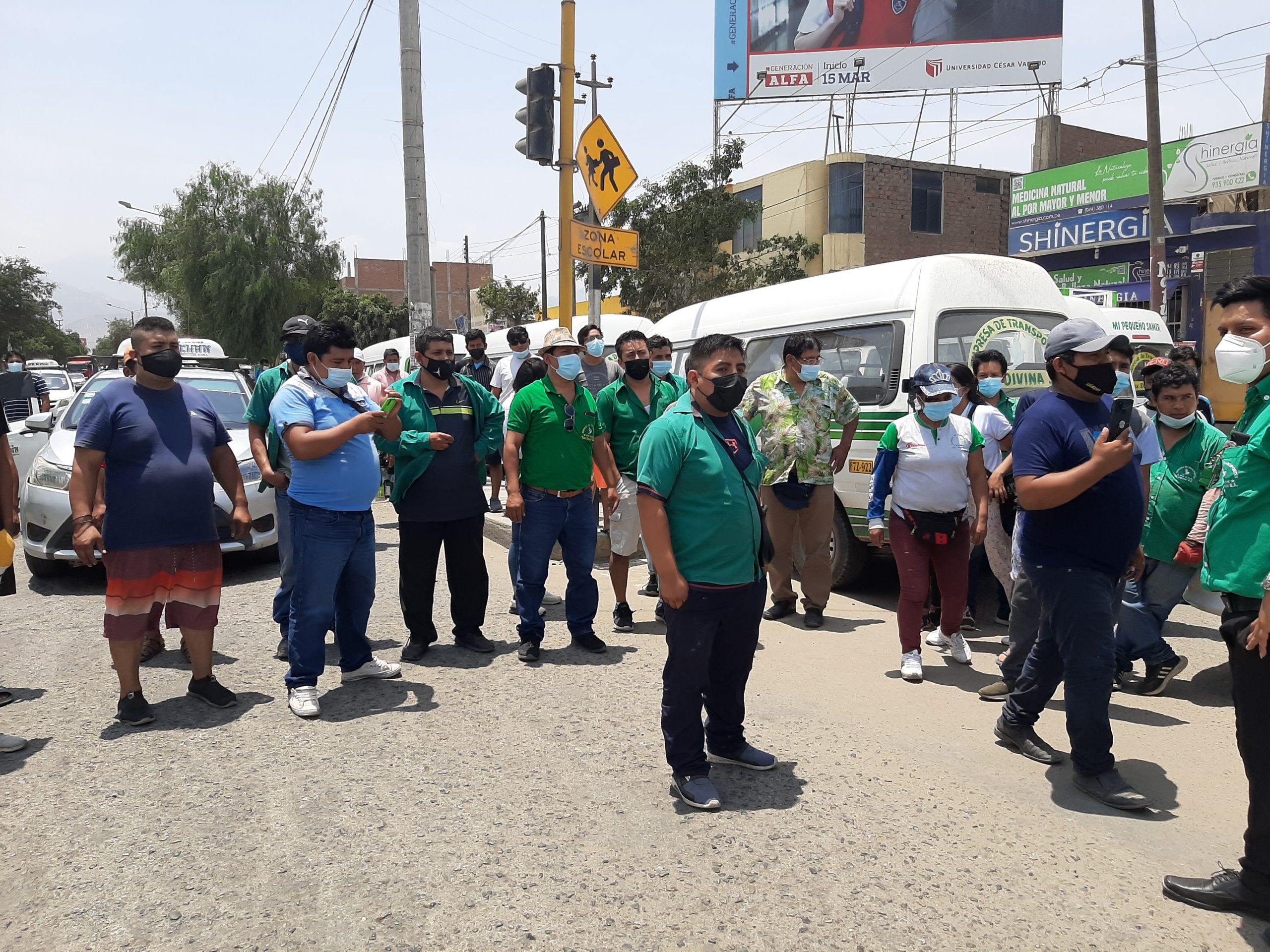 Enfrentamiento en Trujillo por paro de transportistas