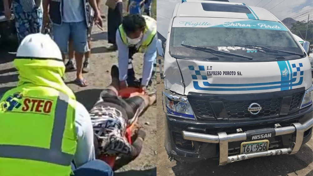 Combi atropella a joven ciclista venezolano en Laredo